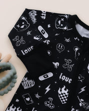 Bamboo Zip Romper | Wild Heart