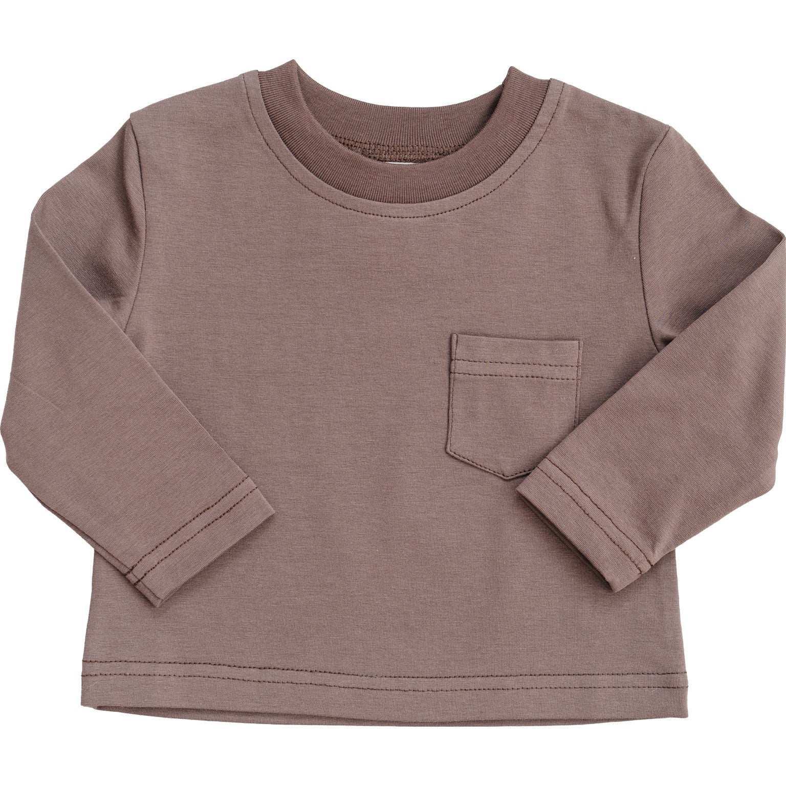 Brown Long Sleeve Tee