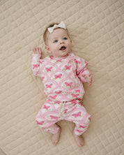 Jogger Set | Pink Butterfly