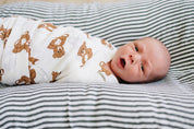 Teddy Bear Swaddle Blanket