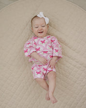 Shorts Set | Pink Butterfly