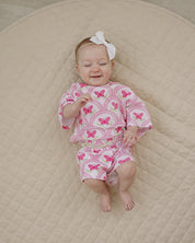 Shorts Set | Pink Butterfly