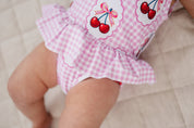 One Piece Swimsuit | Gingham Cherry