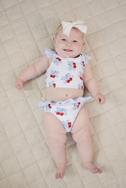 Two Piece Swimsuit | Blue Cherry