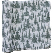 Forest Muslin Swaddle Blanket
