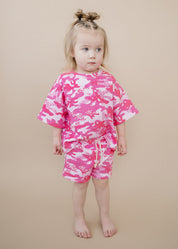 Shorts Set | Camo Leopard