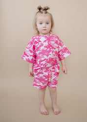 Shorts Set | Camo Leopard