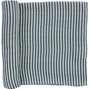 Green Stripes Muslin Swaddle Blanket
