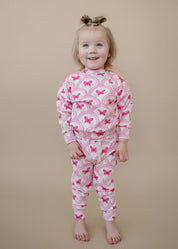 Jogger Set | Pink Butterfly