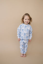 Jogger Set | Blue Bow