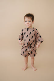 Shorts Set | Mocha Bolts