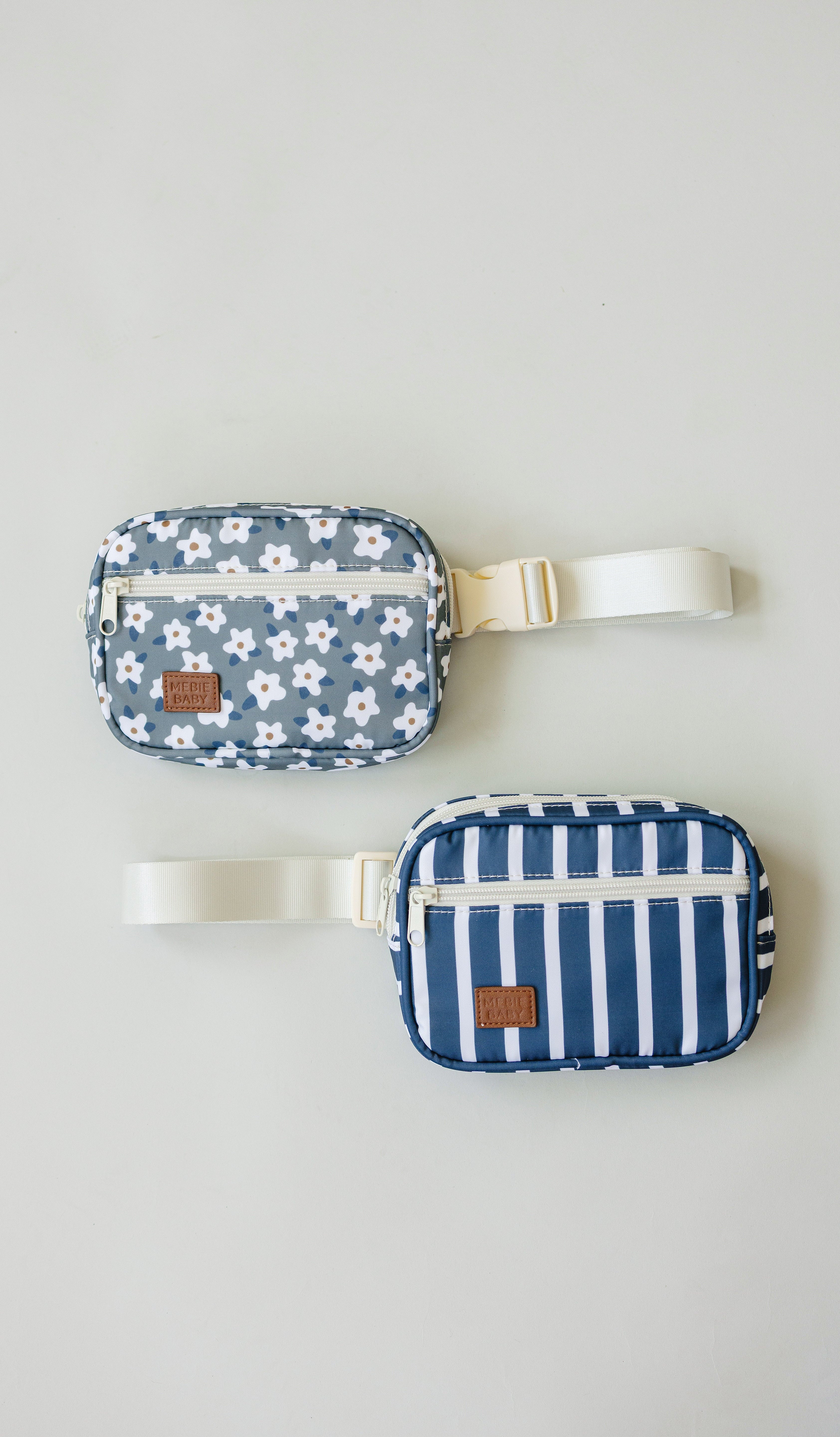 Green Floral Mini Fanny Pack