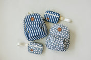 Navy Stripe Mini Backpack