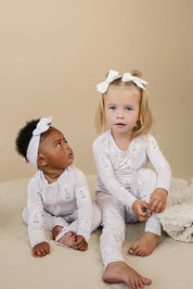 Bamboo Zip Romper | Gingham & Goose