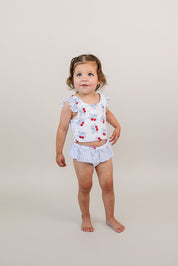 Two Piece Swimsuit | Blue Cherry