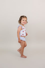 Two Piece Swimsuit | Blue Cherry
