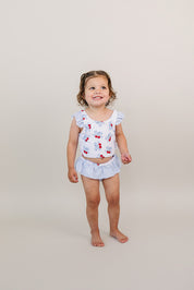 Two Piece Swimsuit | Blue Cherry