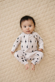 Bamboo Zip Romper | Little Bolt