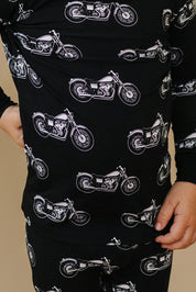 Bamboo Two Piece Set | Born to Ride Black