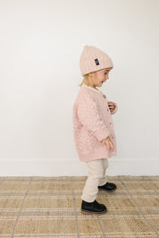 Light Pink Chunky Knit Beanie