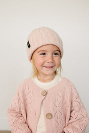 Light Pink Chunky Knit Beanie