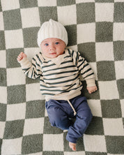 White Chunky Knit Beanie