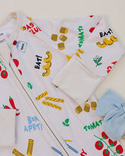Bamboo Zip Romper | Pasta Club