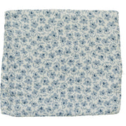 Blue Blossom Muslin Burp Cloth