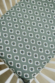 Southwest Aztec Muslin Crib Sheet