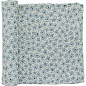 Blue Blossom Muslin Swaddle Blanket
