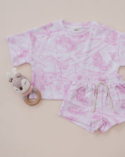 Shorts Set | Pink Camo