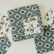 Southwest Aztec + Outlaw Cowboy Muslin Quilt