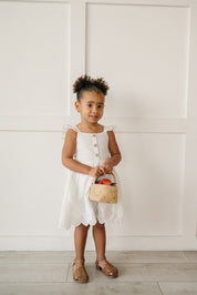 White Eyelet Dress