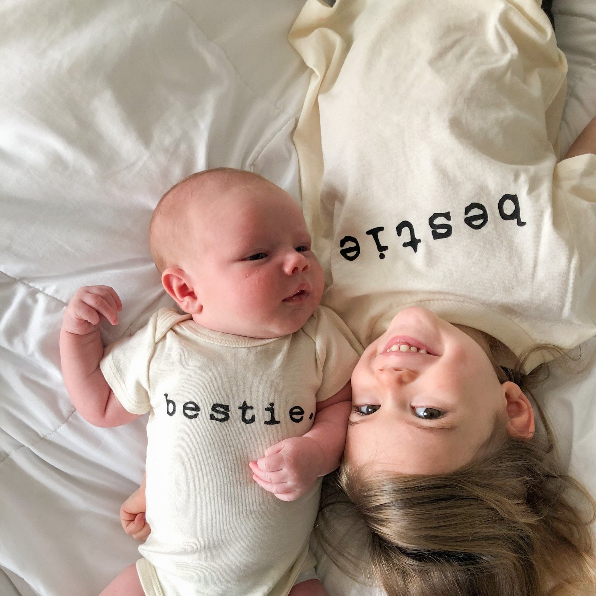 Bestie Organic Kids Graphic T-Shirt Short Sleeve