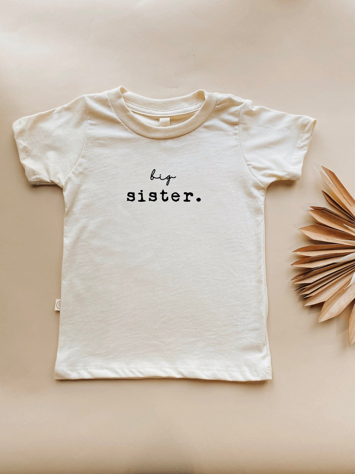 Big Sister Organic Cotton Short Sleeve Toddler T-Shirt