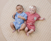 Shorts Set | Blue Gingham