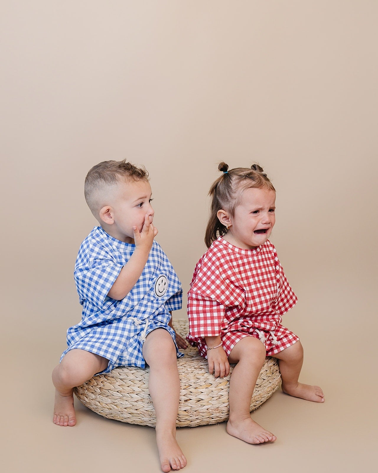 Shorts Set | Red Gingham