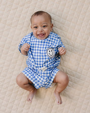 Shorts Set | Blue Gingham