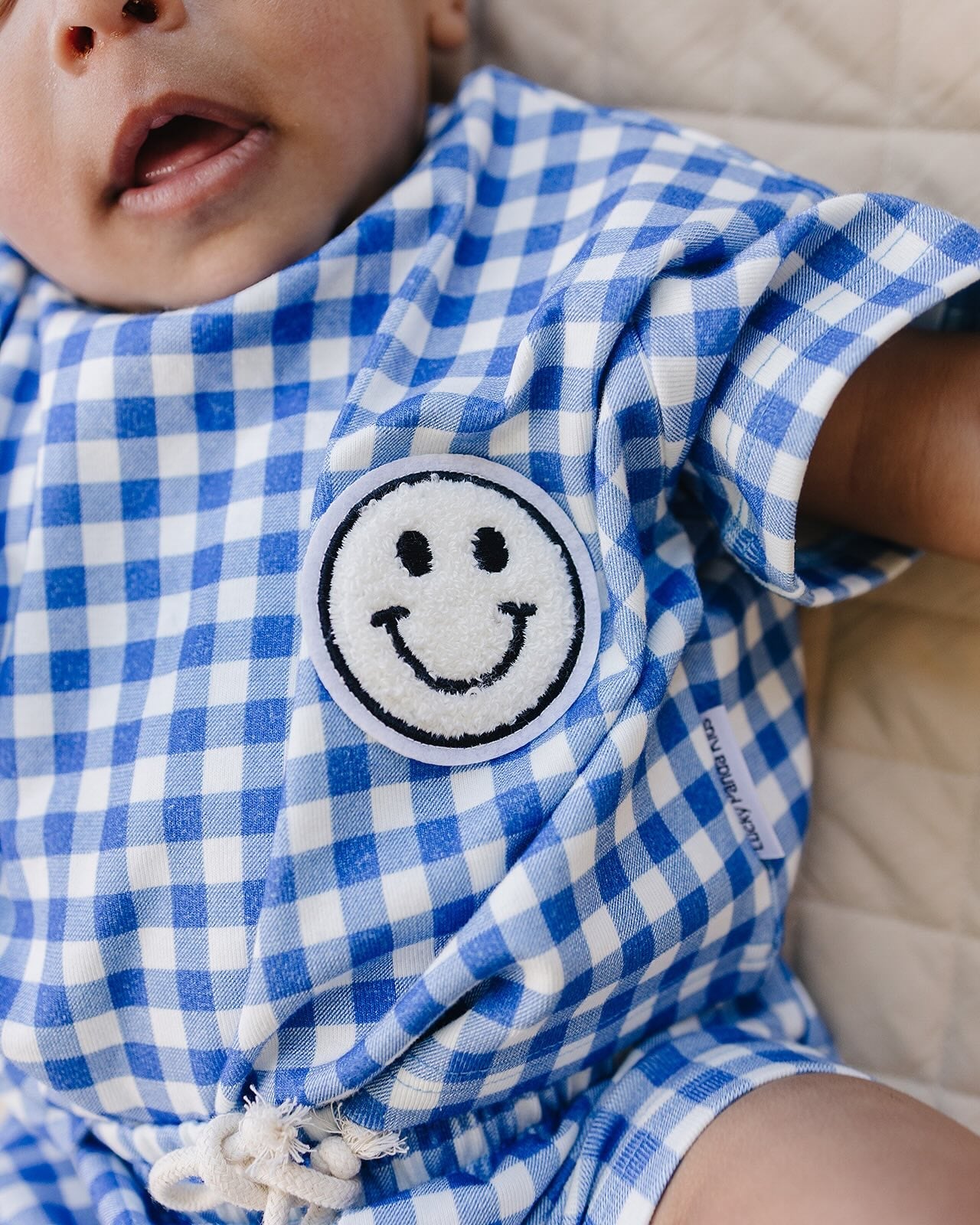 Shorts Set | Blue Gingham