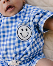 Shorts Set | Blue Gingham