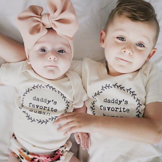 Daddy’s Favorite Human Organic Cotton Kids T-Shirt Short Sleeve