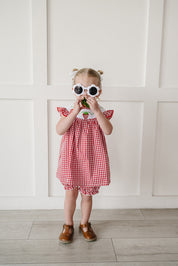 Gingham Strawberry Dress
