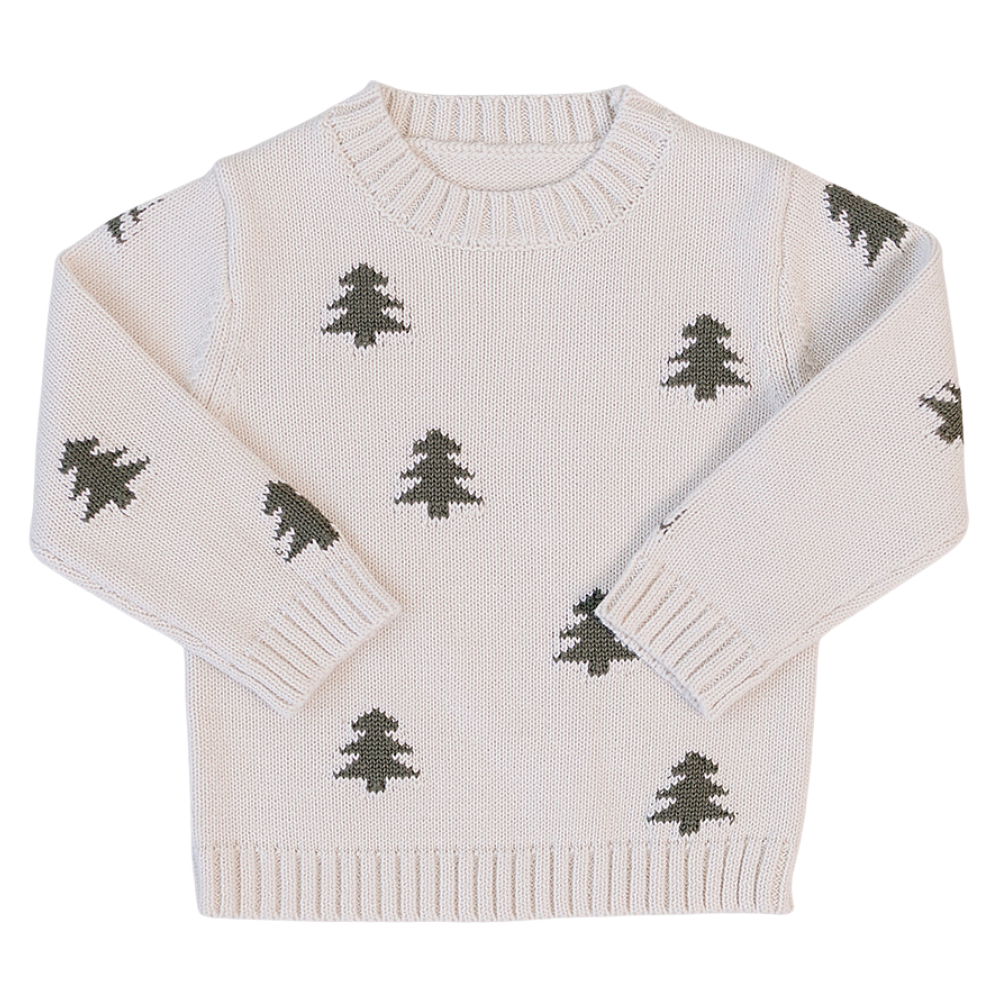 Pine Tree Knit Sweater