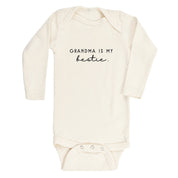 Grandma is My Bestie Organic Baby Bodysuit Long Sleeve