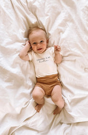 Grandpa is my Bestie Organic Cotton Baby Bodysuit Short Sleeve