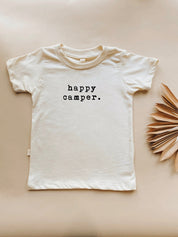 Happy Camper Organic Cotton Short Sleeve Toddler T-Shirt