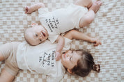 Home is Where Dada is Organic Cotton Baby Bodysuit Short Sleeve
