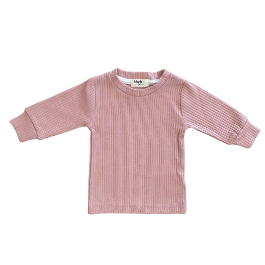 Ribbed Top - Dusty Rose