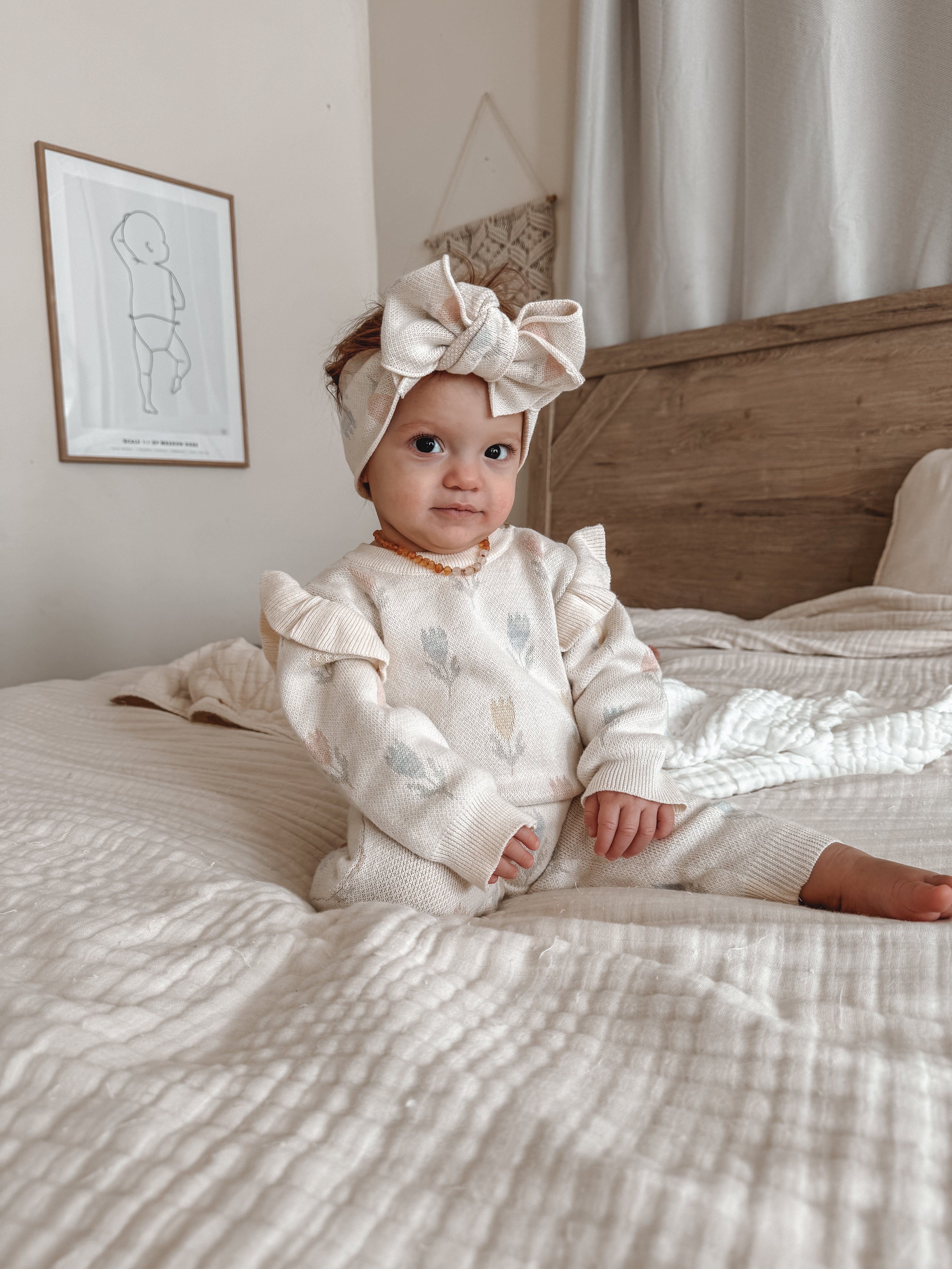 Luna + Luca Tulip Jacquard Jumpsuit