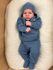 Bring Me Home Cable Knit Bundle - Denim Blue